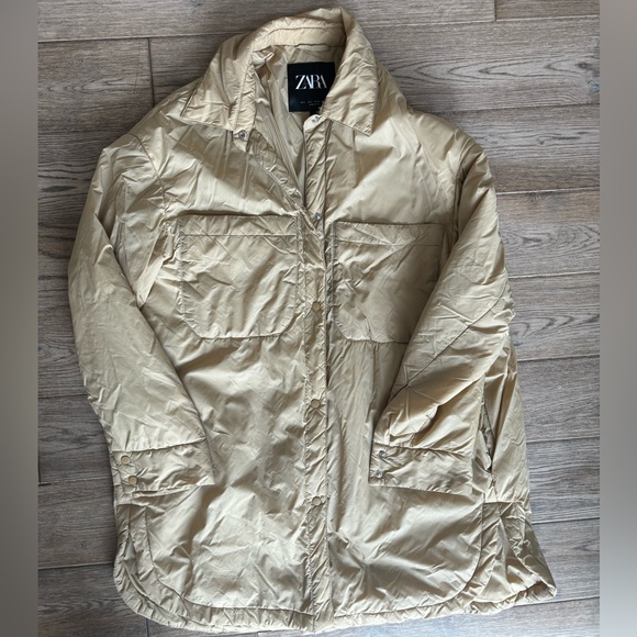 Zara water repellent over shirt size S - Picture 4 of 16